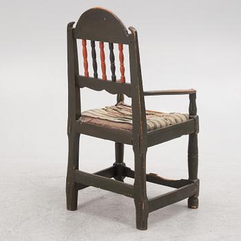 A provincial chair, Scania, Sweden, dated 1870.