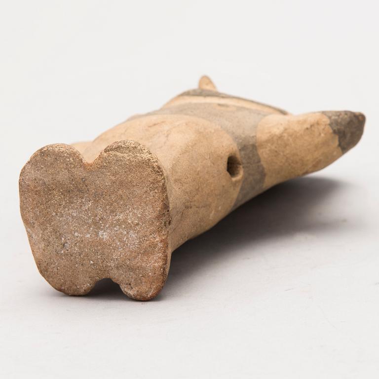 FIGURIN, lergods, Mellersta -Peru, Chancay kulturen ca 1200-1450 eKr.