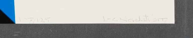 Lars-Gunnar Nordström, silkscreen, signed and numbered 107/125.