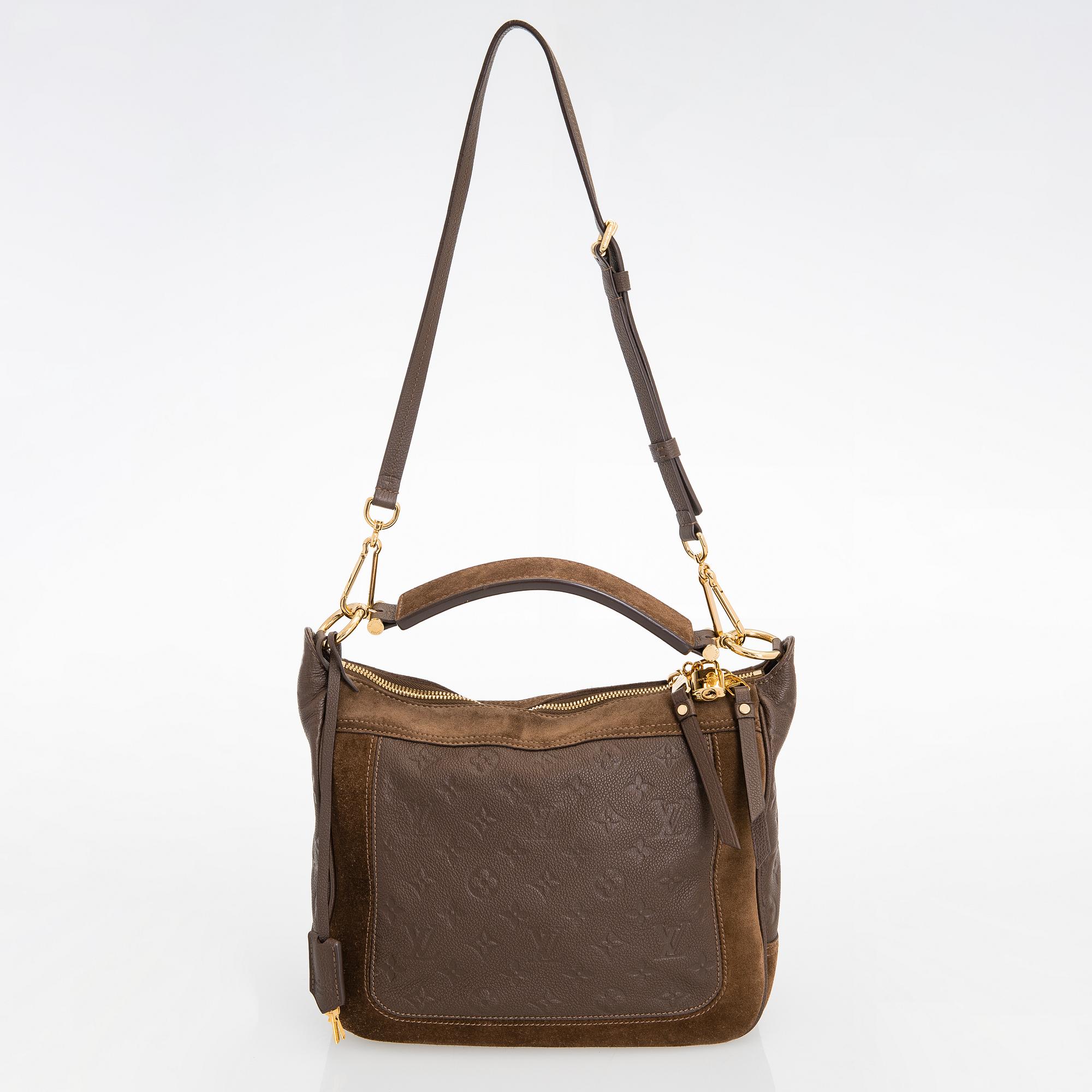 Louis Vuitton, Monogram Empreinte Suede Audacieuse Bag.