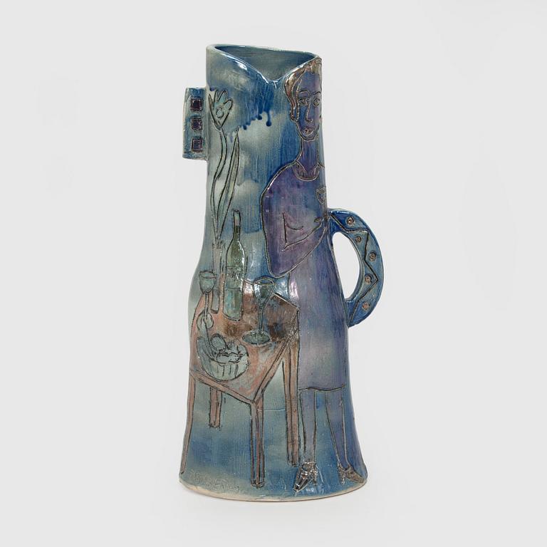 Pauli Partanen, a ceramic sculpture, signed and dated -09.