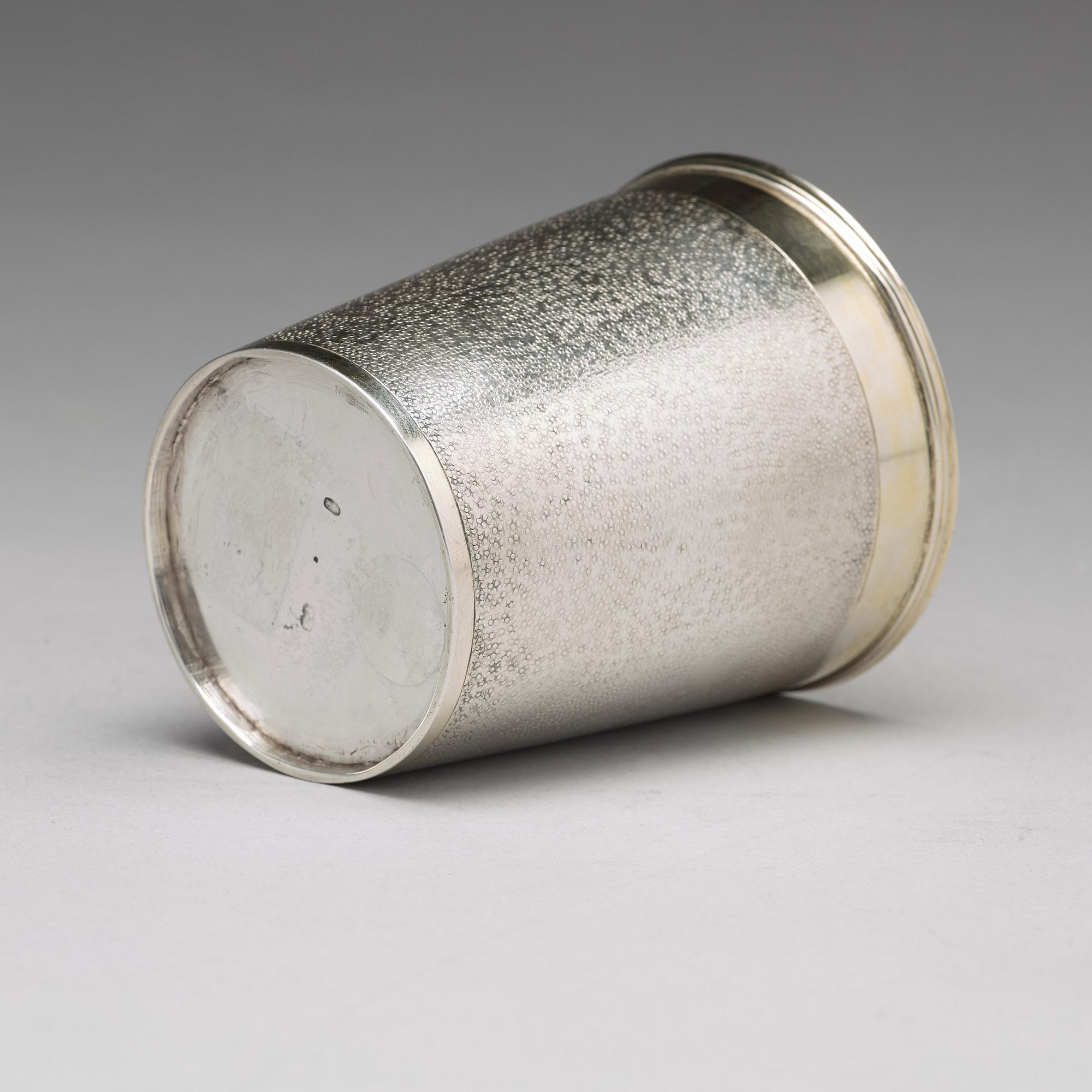 Philipp Stenglin, bägare, silver, Augsburg 1735-1736.