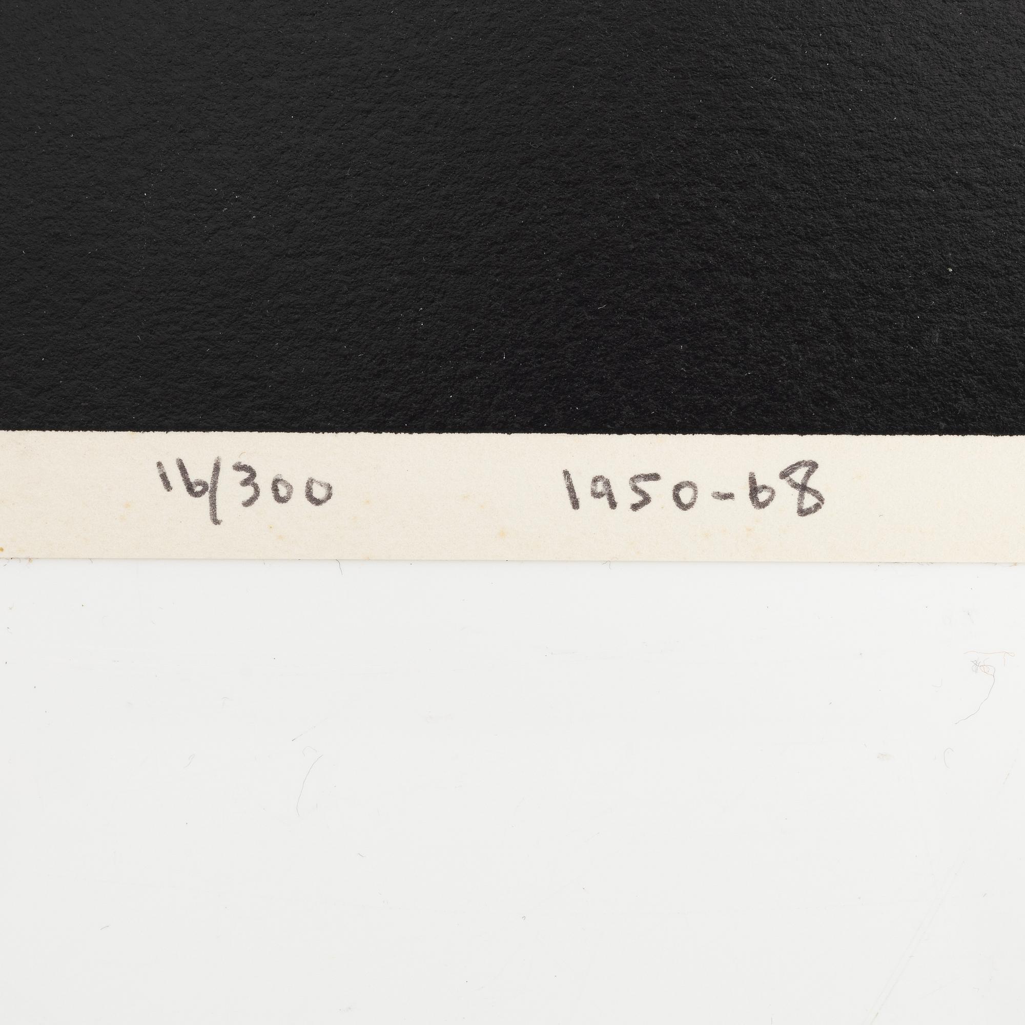 Olle Bærtling, färgserigrafi, 1950-68, signerad 16/300.