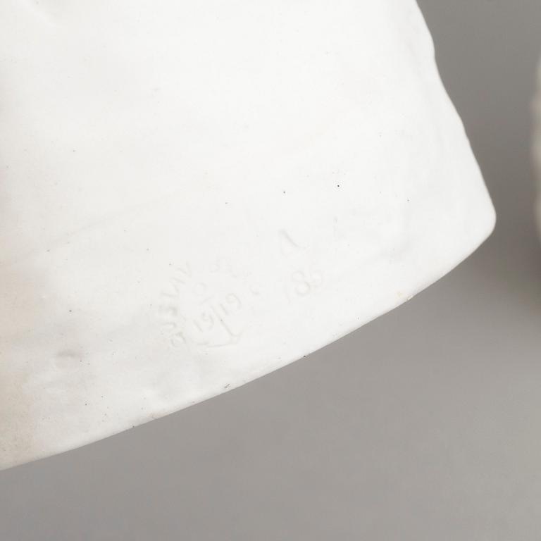 FIVE PARIAN FIGURES, Gustafsberg, ca 1900.