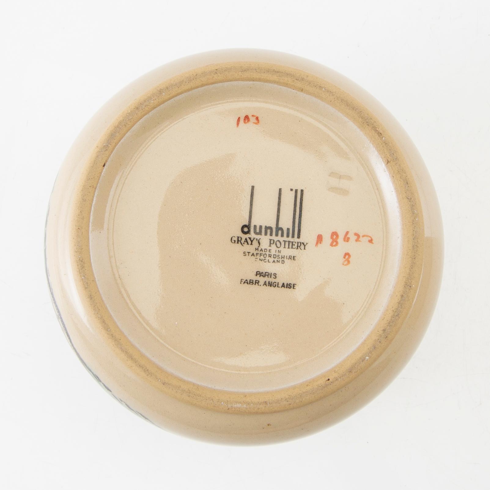Dunhill Stand and Container, Late 20th Century.