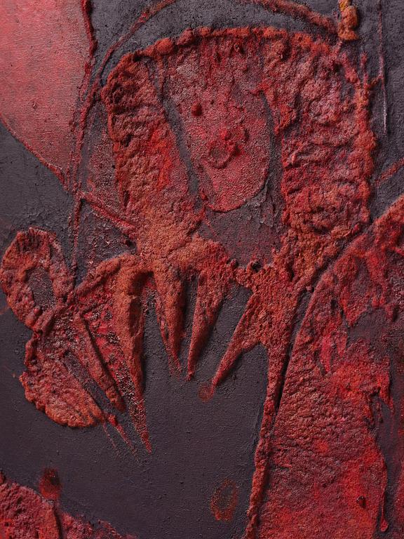 Cesár Manrique, "Resto rojo".
