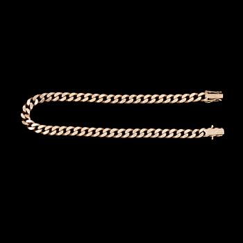 ARMLÄNK, 18k guld. Vikt ca 20 g.