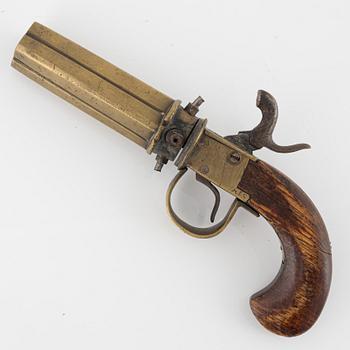 Percussion revolver, marked AIS (Anders Johannesson in Romenäs 1840-1914).