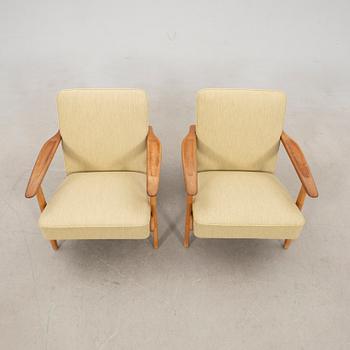 Armchairs 1 pair, 1960s.