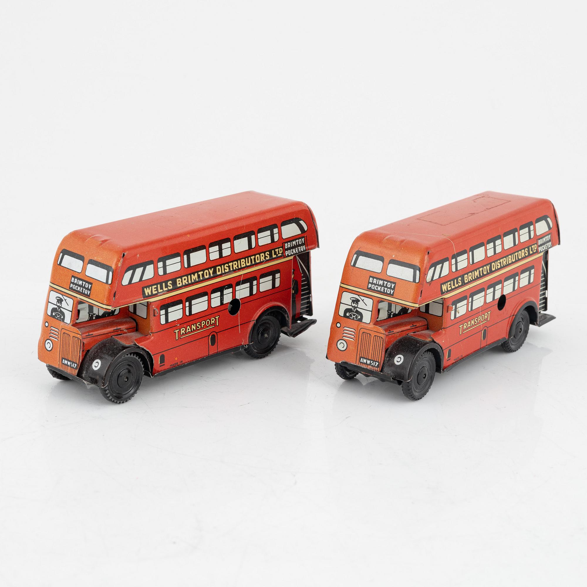 Twelv toy cars, mostly Lesney, England, second half of the 20th century.