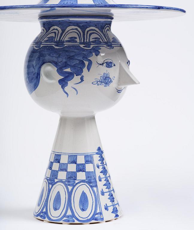 Björn Wiinblad, an imposing ceramic sculpture, Denmark, signed and dated 1971.