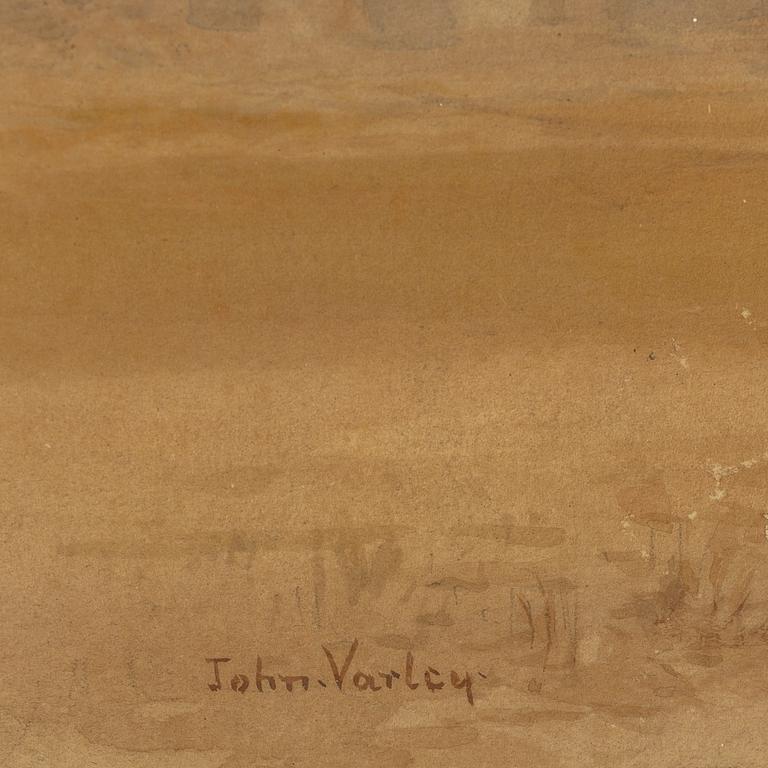 JOHN VARLEY JR, watercolours (2), signed John Varley.