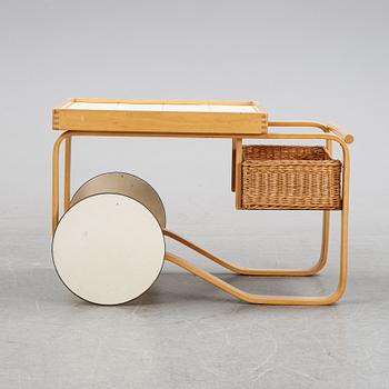 Alvar Aalto, a model 900 tea trolley for Artek, Finland.