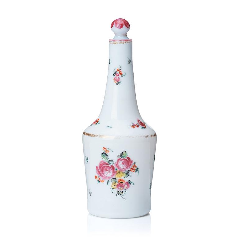 A Russian bottle with stopper, circa 1800.