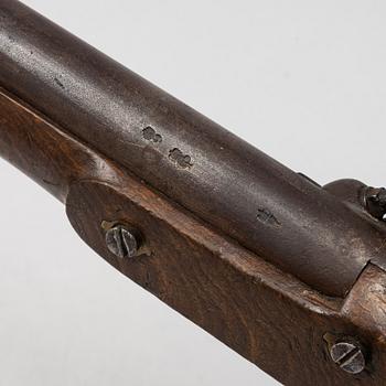 A British military percussion pistol, mid 19th century.