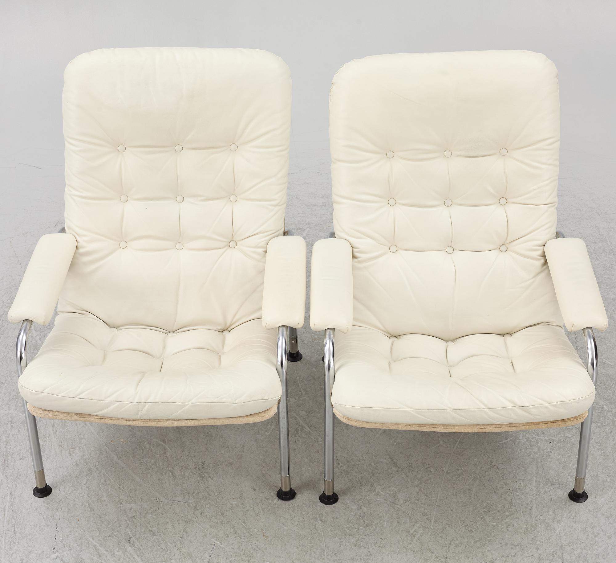 Fåtöljer, ett par, 1900-talets andra hälft.