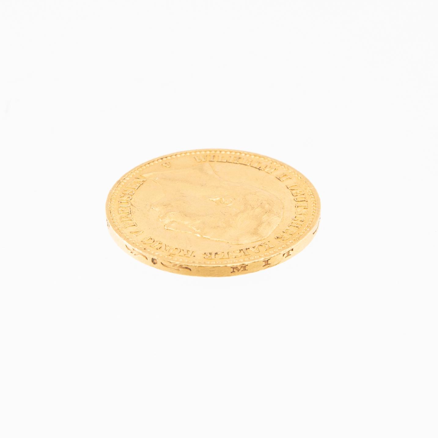 Gold coin 20 marks 1914 German Empire (Prussia) Wilhelm II.