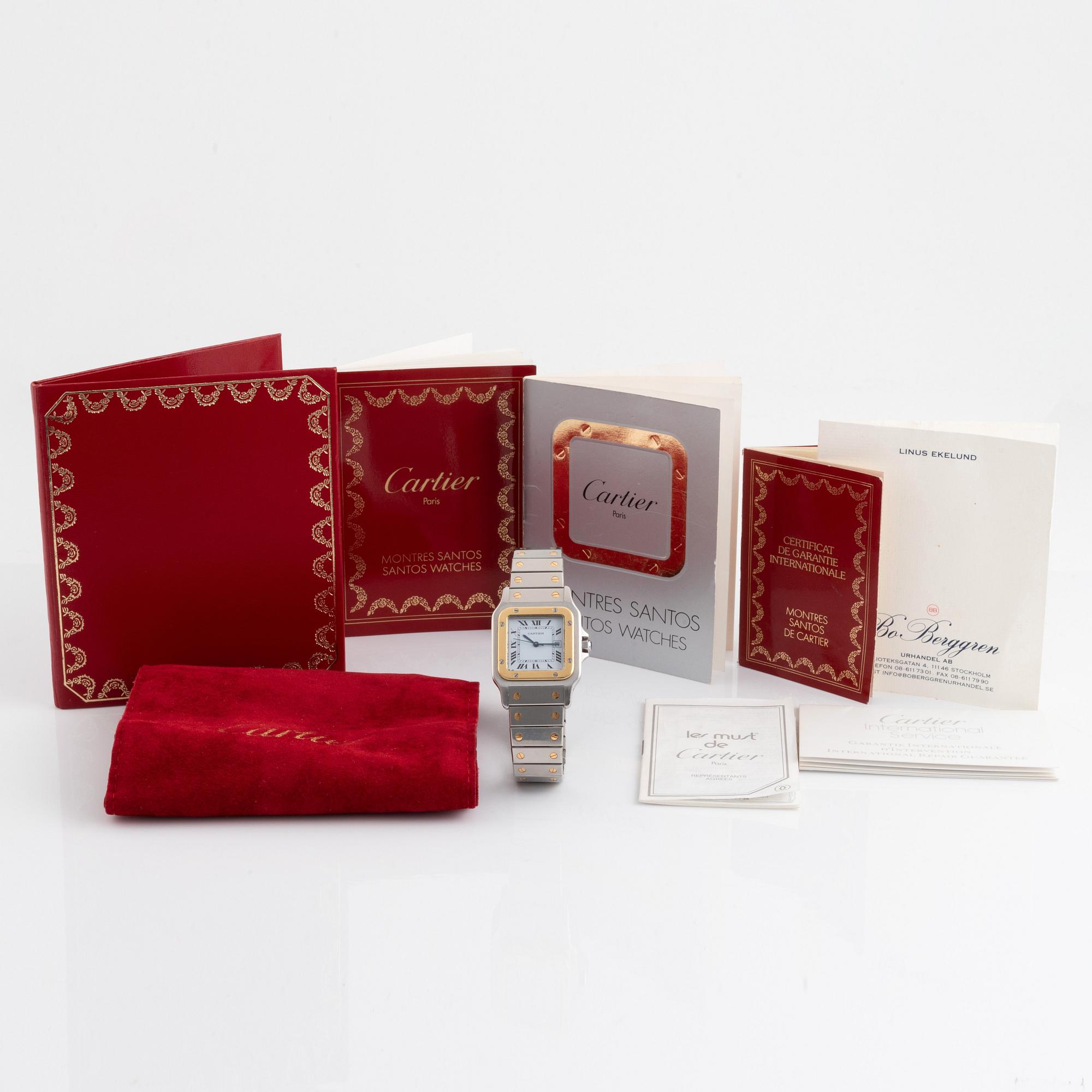 Cartier, Santos Carrée, ca 1990.