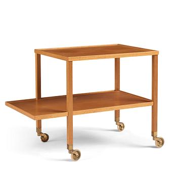 377. Josef Frank, a mahogany serving trolley, Svenskt Tenn, Sweden, model nr 470.