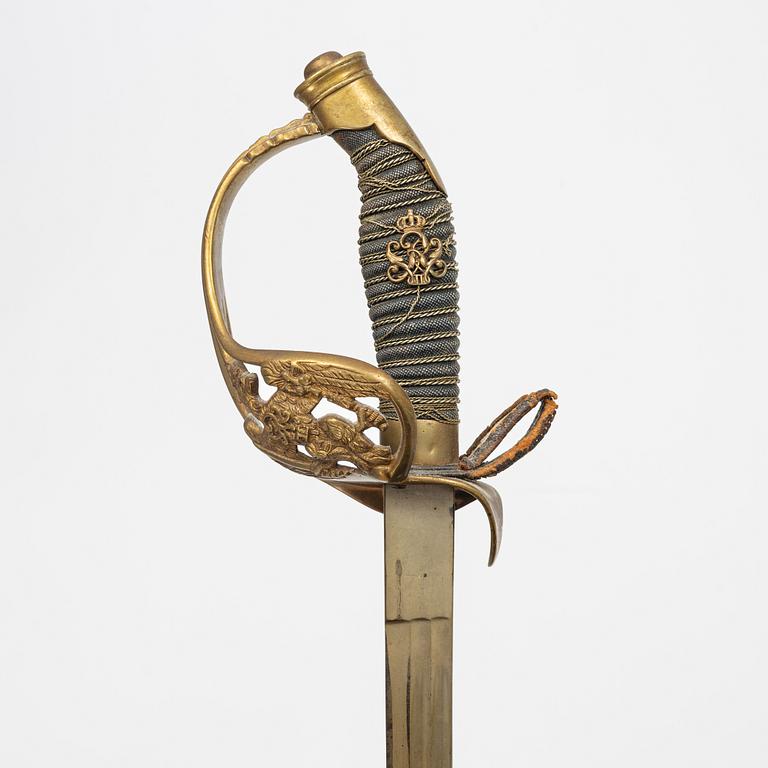 Sabel, preussisk, m/1889 för infanteriofficer.