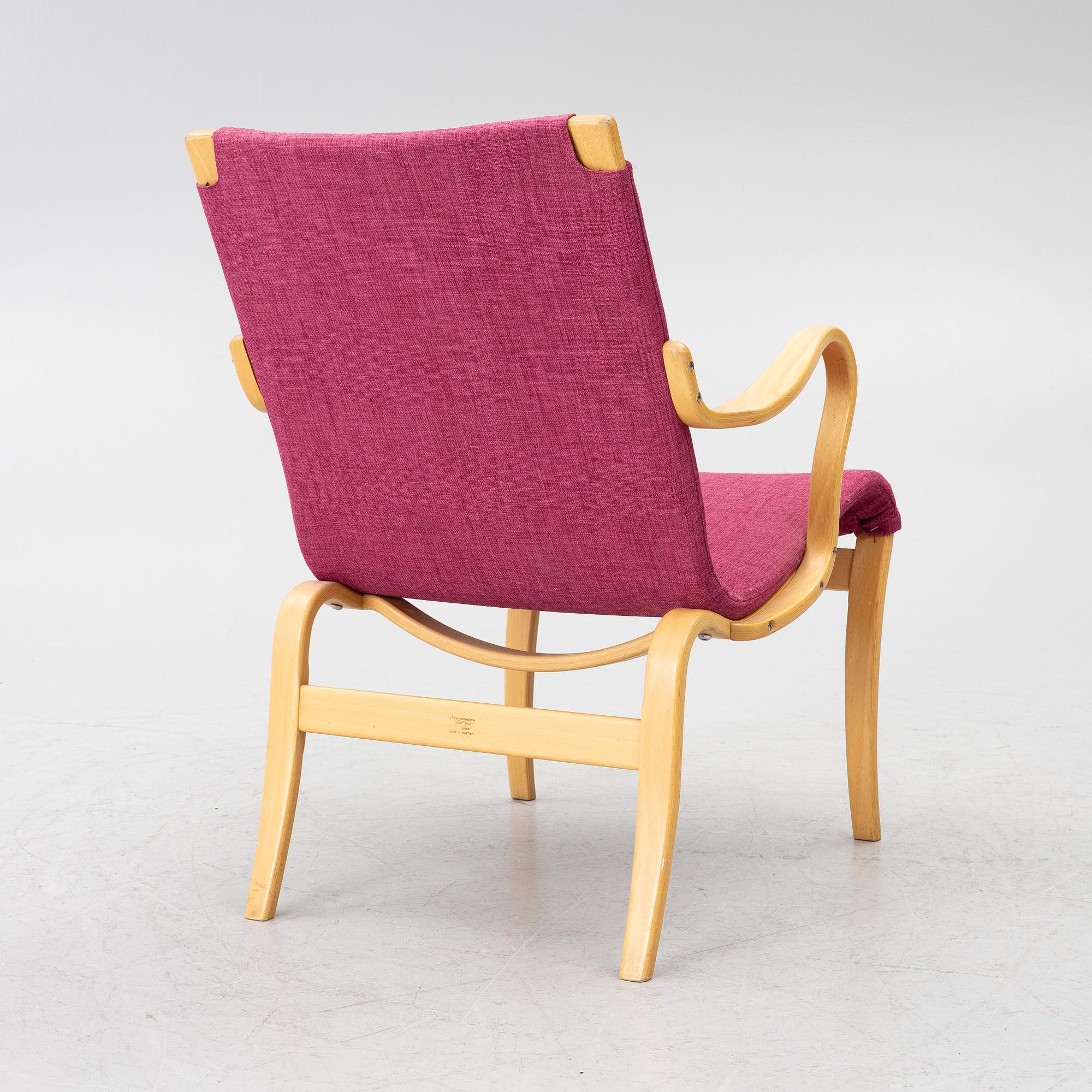Bruno Mathsson, Armchair, 'Mina', Mathsson International, 1994.