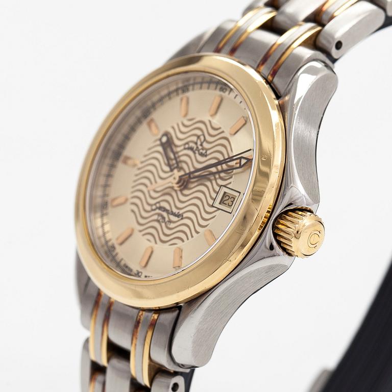 Omega, Seamaster, 120m, armbandsur, 28,5 mm.