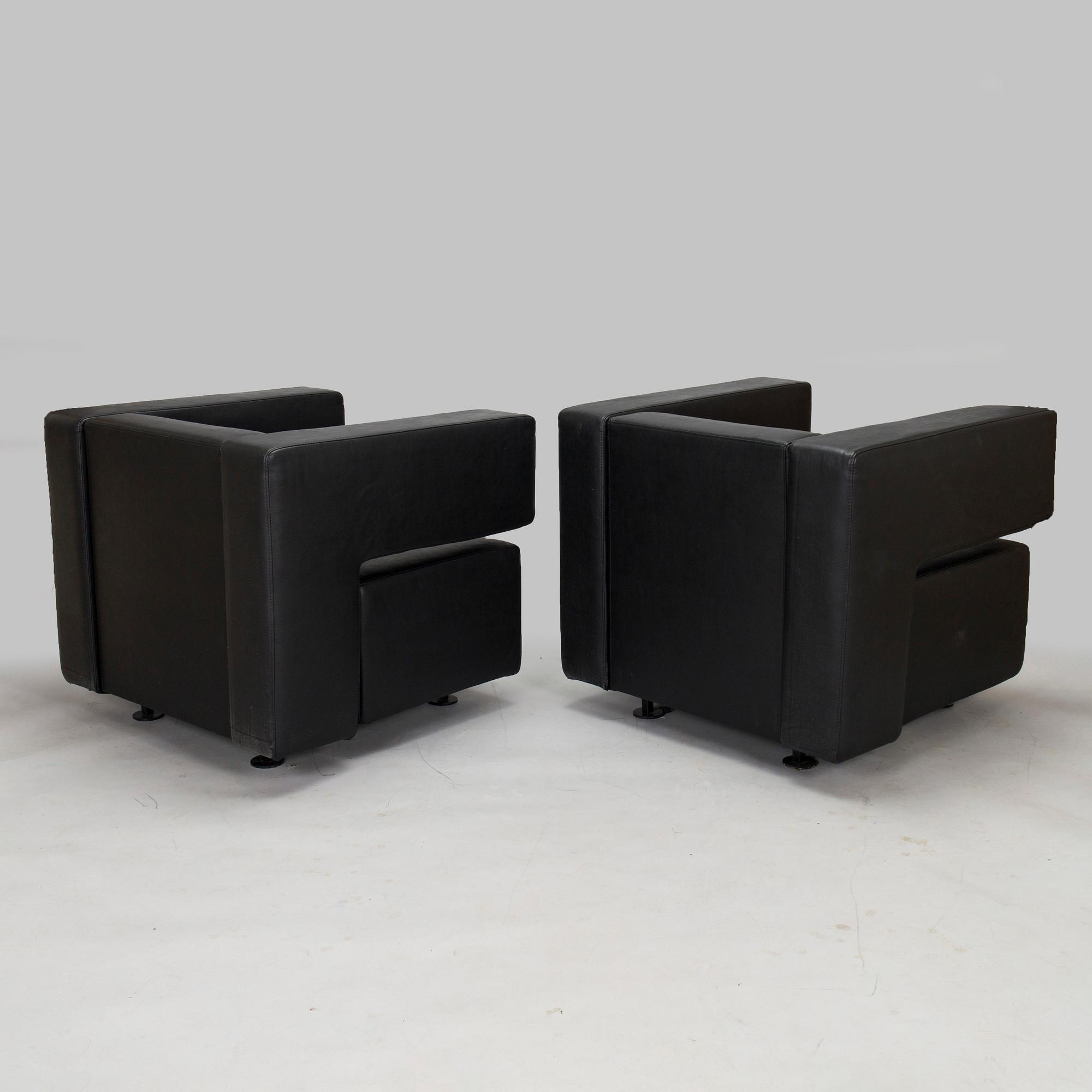 Jouko Järvisalo, fåtöljer, ett par, "Milo", Mobel Oy, Finland, 2000-tal.