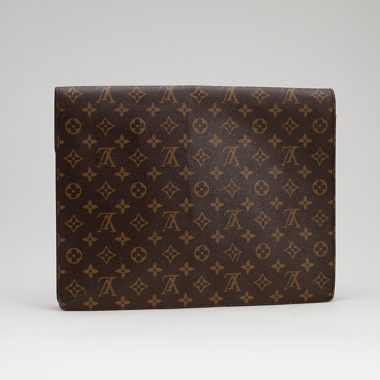 LOUIS VUITTON, a monogram canvas portfolio.