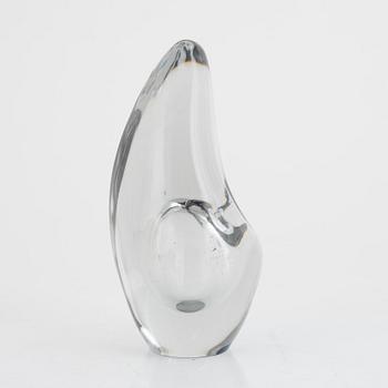 Timo Sarpaneva, a 'Bird's head' glass sculpture, Iittala 1955.