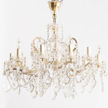 Chandelier, late 20th century.
