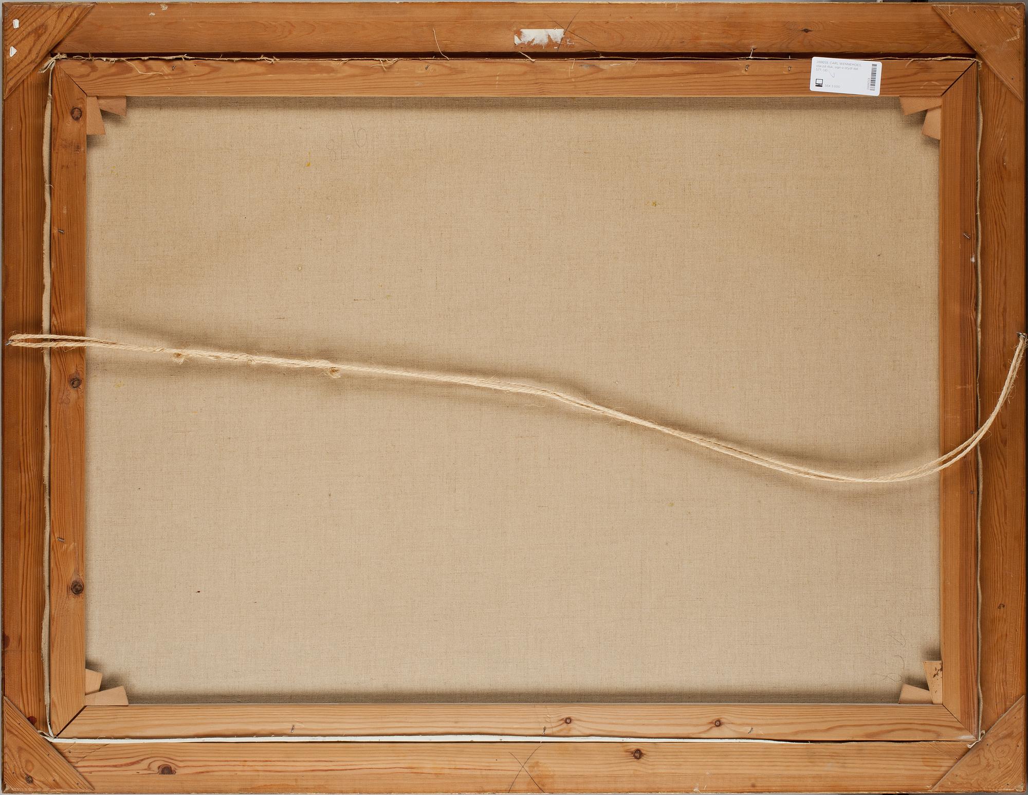 CARL WENNEMOES, olja på duk, sign o otydl dat 57?.