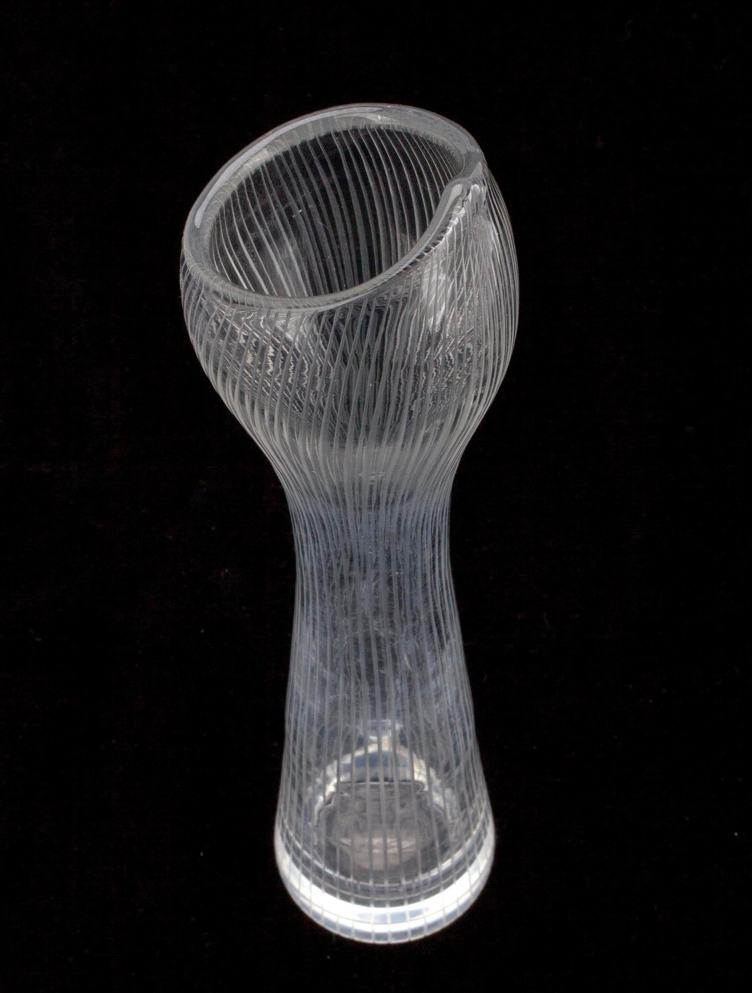 VAS, glas, "Fölben", signerad Tapio Wirkkala Iittala -55.
