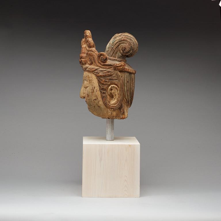 GUANYIN, trä. Ming-stil.