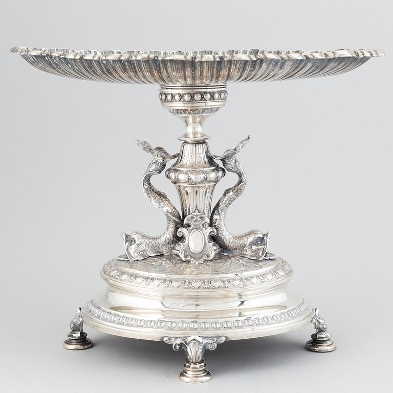 A 19th century silver 800/1000 tazza.