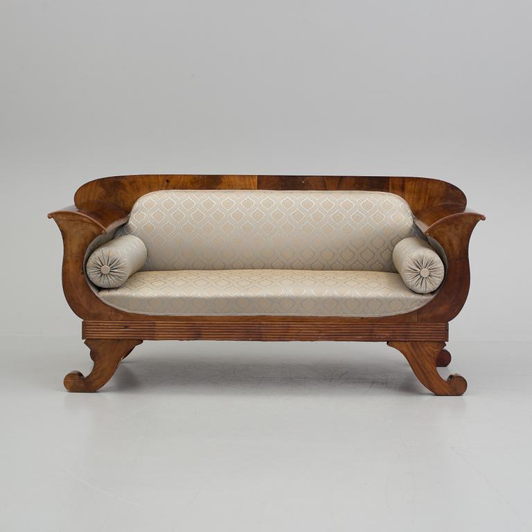 A mid 19th century late empire sofa.