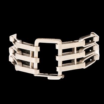 Karl-Ingemar Johansson armband silver, Göteborg 1975.