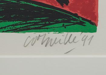 BEVERLOO CORNEILLE, färgserigrafi, signerad IX/XX och daterad- 91.