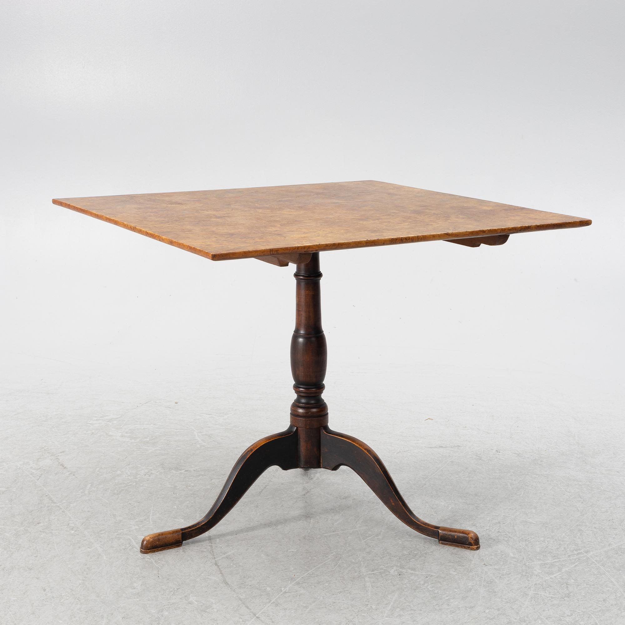 Fällbord, 1800-tal.