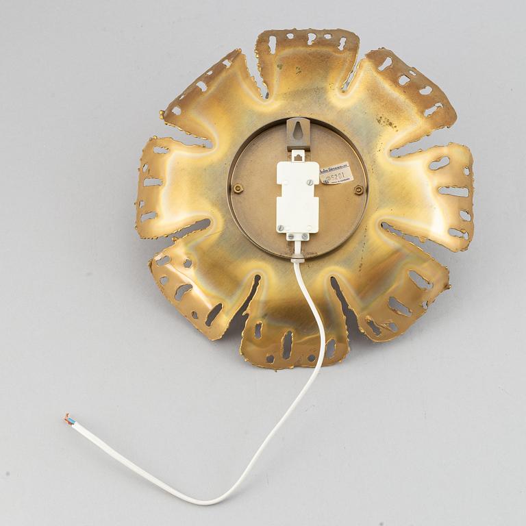 Svend Aage Holm-Sørensen, a brass wall light, Holm-Sørensen & Co, Denmark, 1960s.