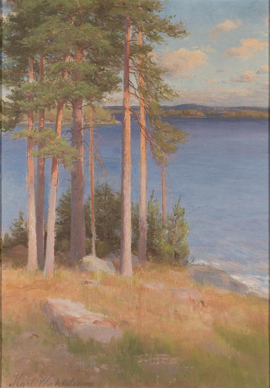 Karl Wahlström, oil on canvas, signed.