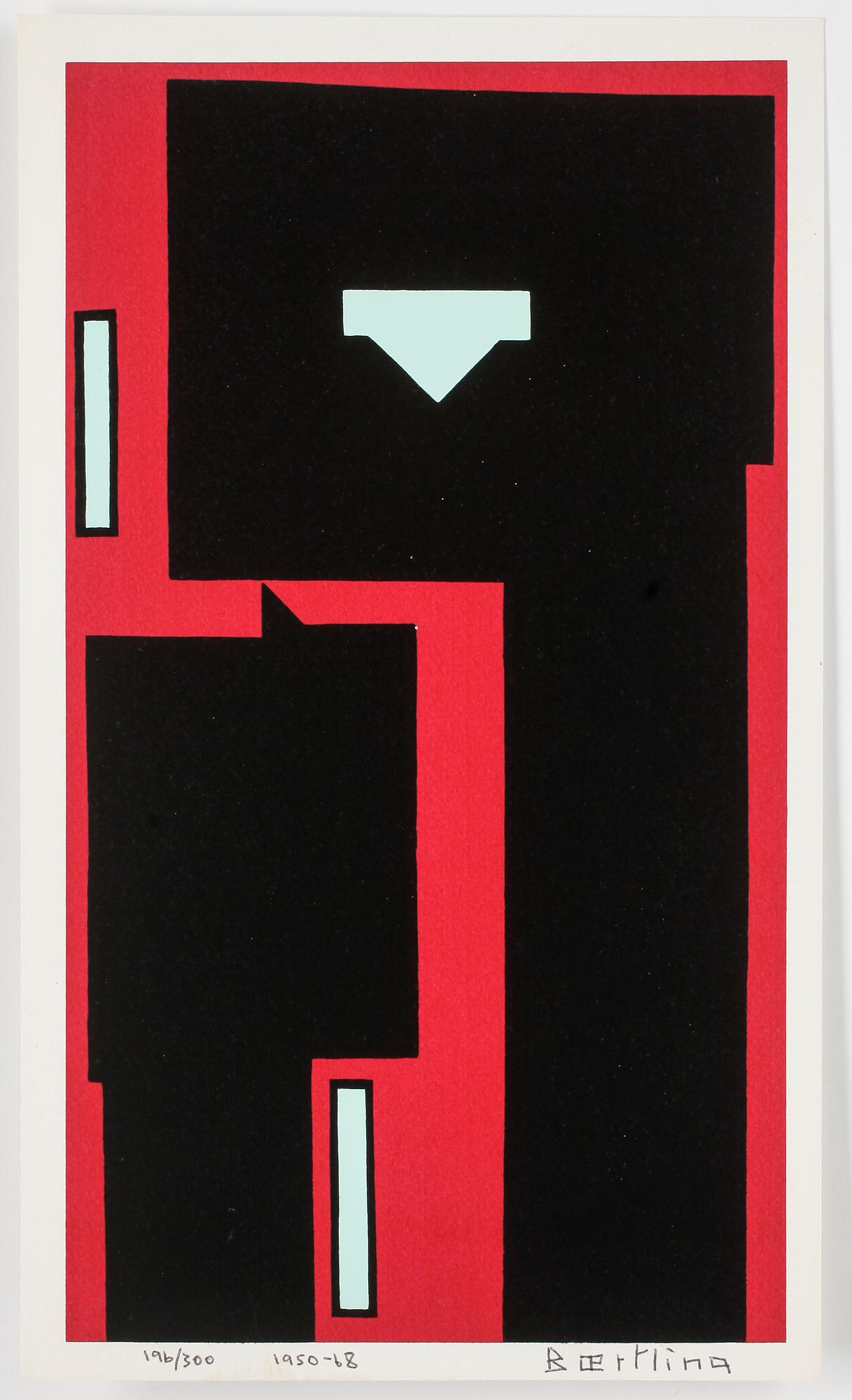 OLLE BAERTLING, färgserigrafi, 1950-68, signerad och numrerad 196/300.