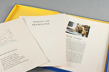 WIFREDO LAM, färglitografier, 10 st, "Pleni luna", signerade och numrerade 165/262.