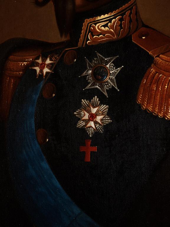 Carl Theodor Staaff, attributed to, "King Oscar I" (1799-1859).