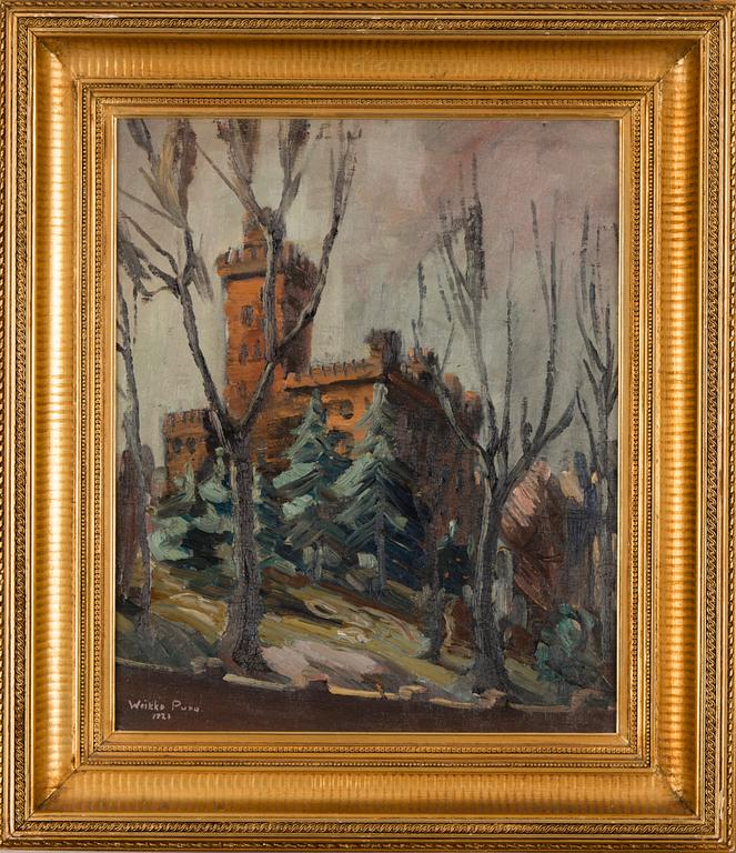 WEIKKO PURO, öljy kankaalle, signeerattu ja päivätty 1921.