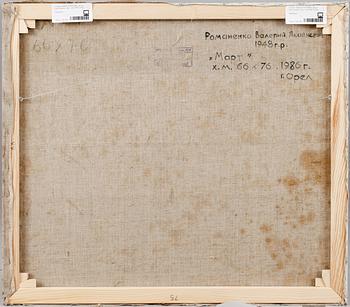 OKÄND KONSTNÄR, olja på duk, Ryssland. Sign o dat 1986 a tergo.