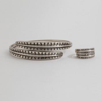 A ring and a bracelet by David-Andersen, Norway.