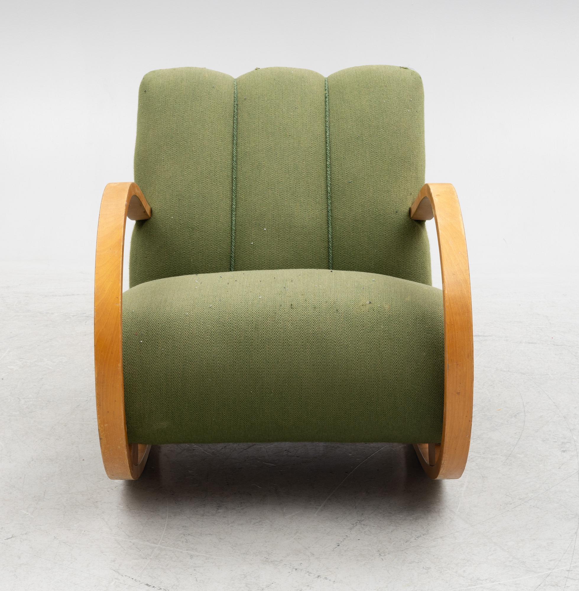 A Swedish Modern rocking chair, 1940s.