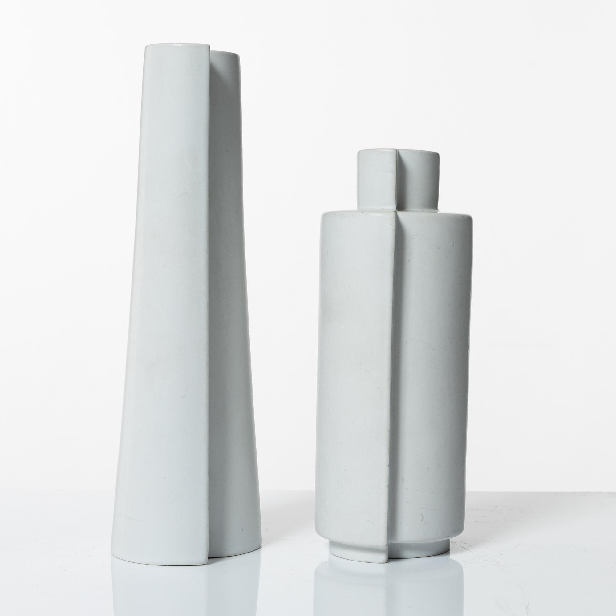 Wilhelm Kåge, two 'Surrea' vases, Gustavsberg.