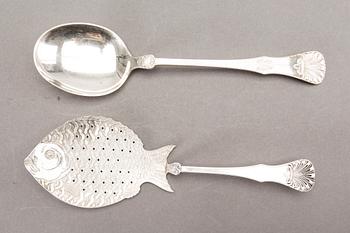 A Norwegian 20th century silver set of 48 pcs of cutlery mark of Oscar lassen total weight ca 1500 gr.