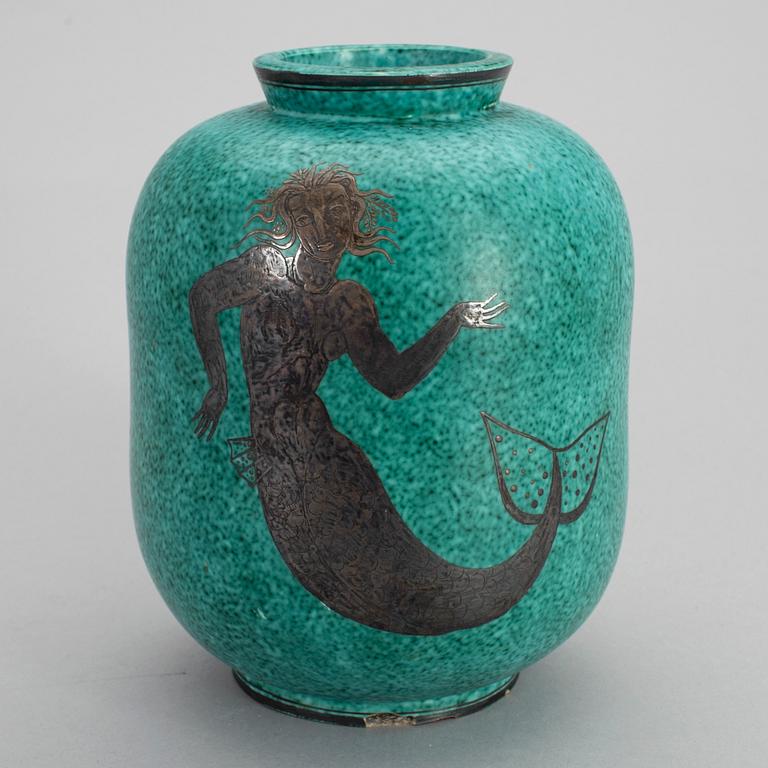 WILHELM KÅGE, vas, stengods, "Argenta" Gustavsberg.